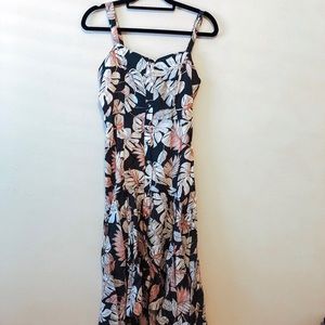 High-Low Tropical Gianni Bini Dress